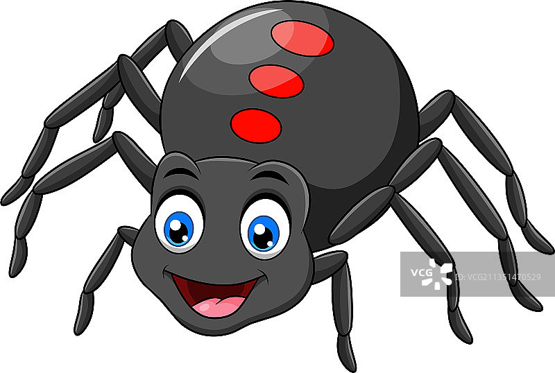 可爱的卡通蜘蛛图片素材