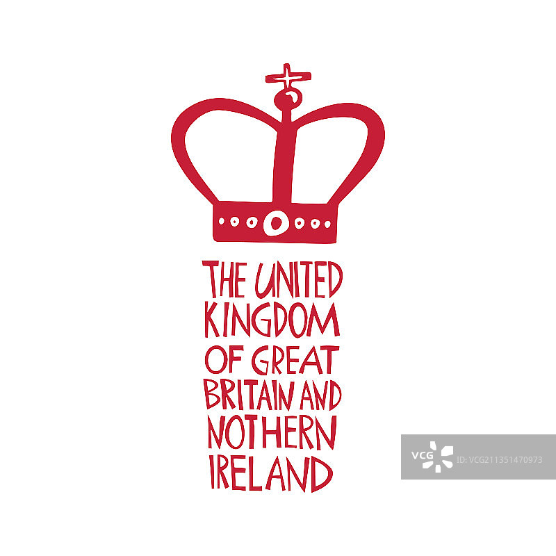 手绘英国旅行标志图片素材