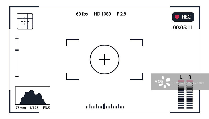 取景器模板-记录框架图片素材