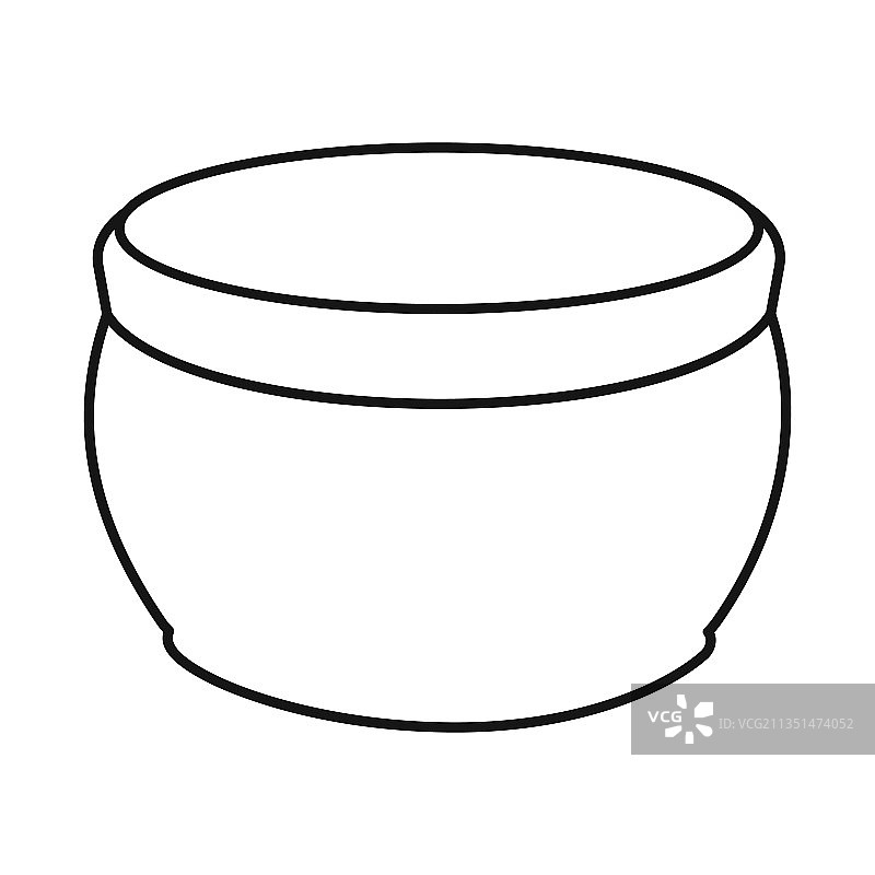 防晒霜和容器标志的独立物体图片素材