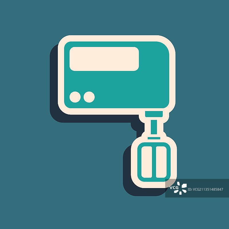 绿色电动搅拌机图标图片素材