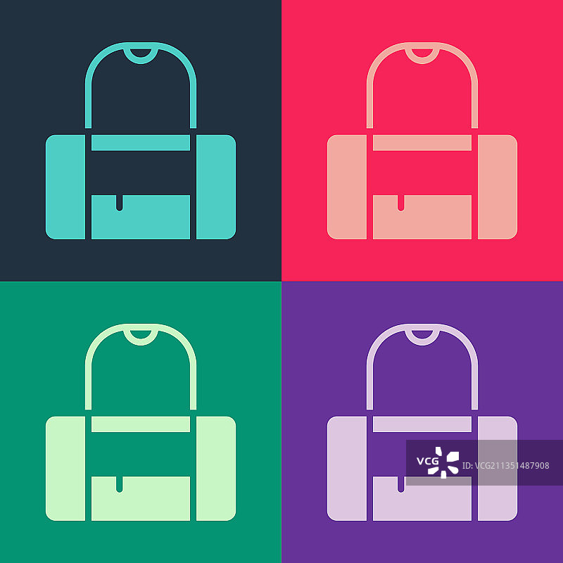 波普艺术运动包图标图片素材