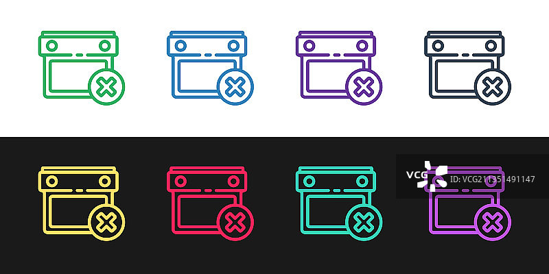 日历日期删除图标图片素材