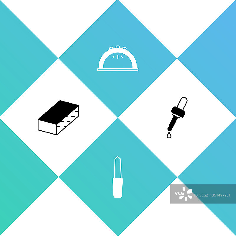 指甲锉、美甲灯和滴管图片素材