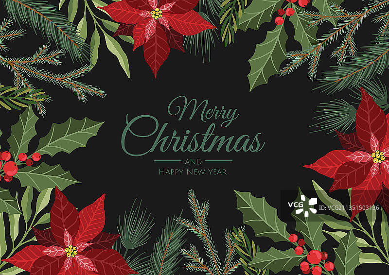 新年贺卡banner圣诞贺卡图片素材