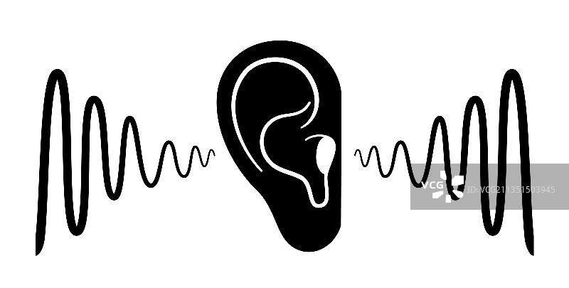 人体听力图标图片素材
