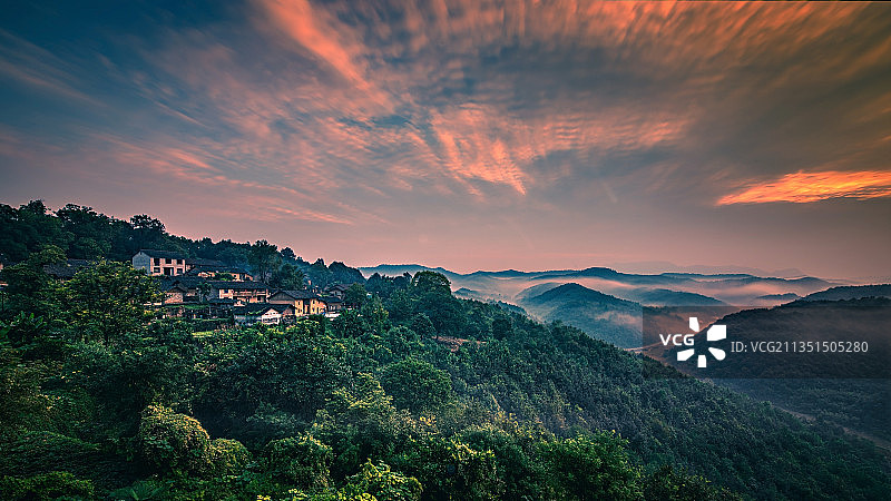 远安县翟家岭风光图片素材