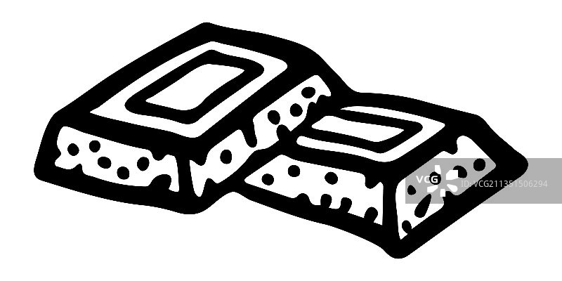 巧克力印花图案元素图片素材