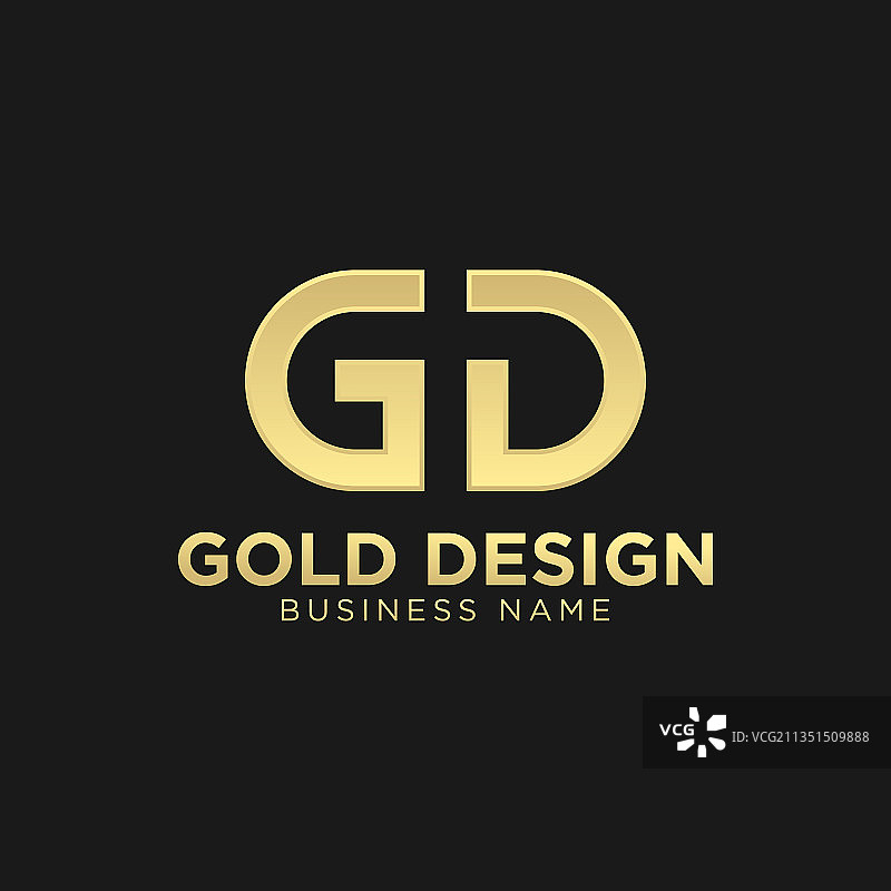 GD或DG字母标志模板图片素材