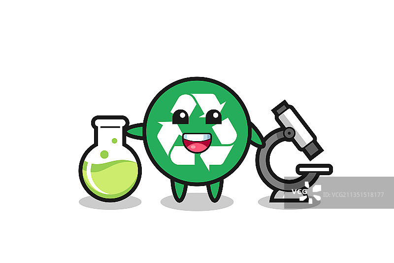 科学家回收吉祥物图片素材