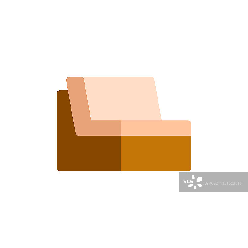 花园休息用现代软沙发图片素材