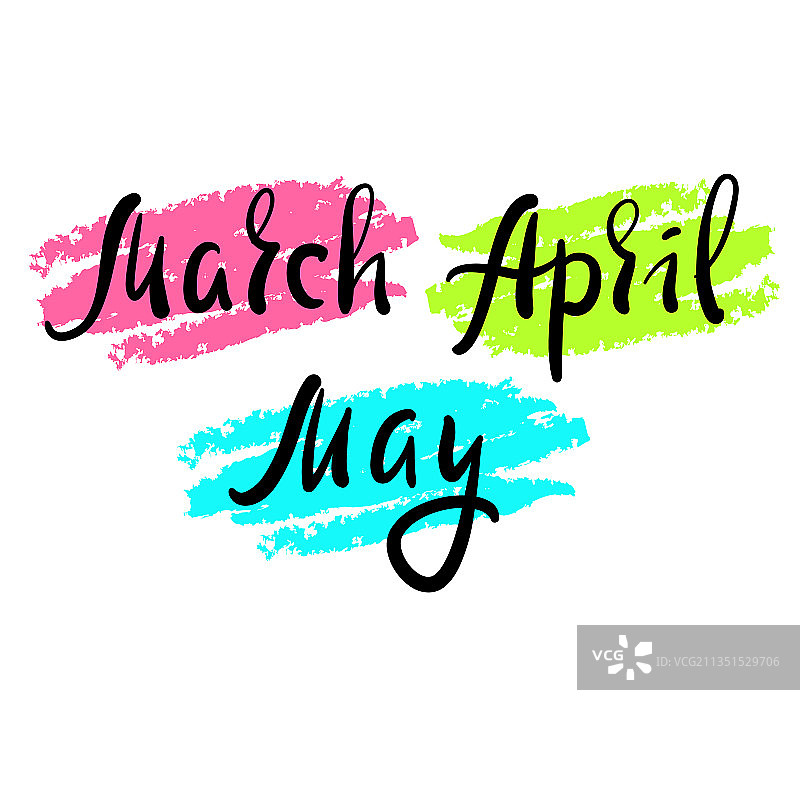 三月四月五月 - 励志名言图片素材