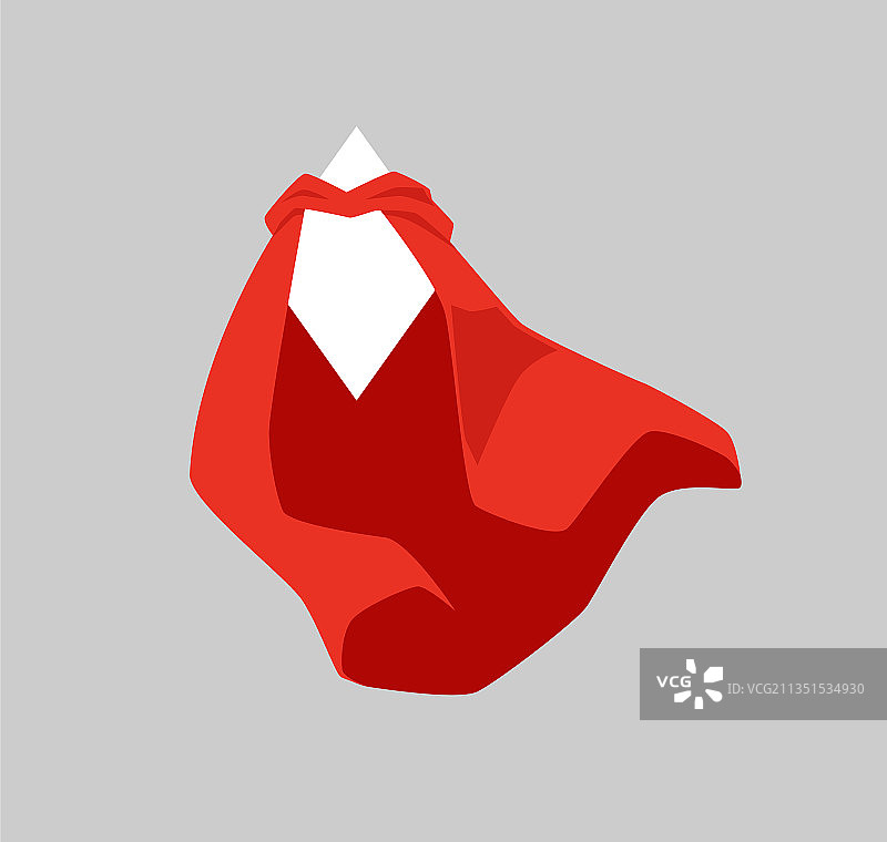 红色披风菱形空白徽章或纸张图片素材