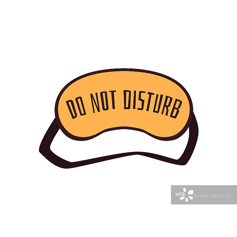 请勿打扰睡眠眼罩图片素材
