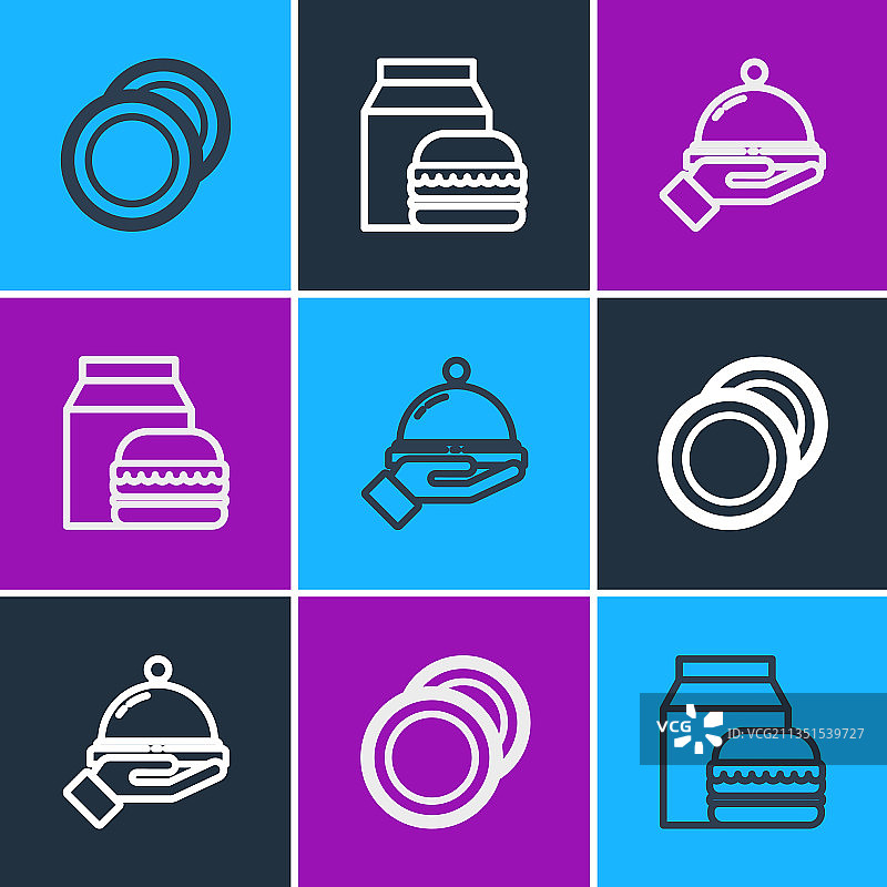 带食物的托盘图片素材