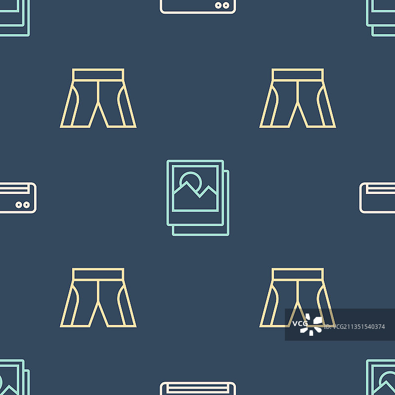 空调短袖套装照片图片素材