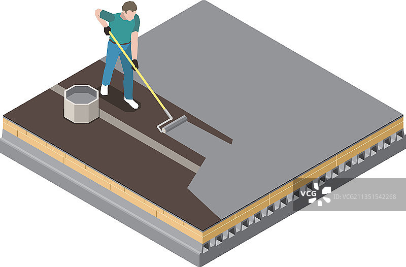 2.5D屋顶等距图标图片素材