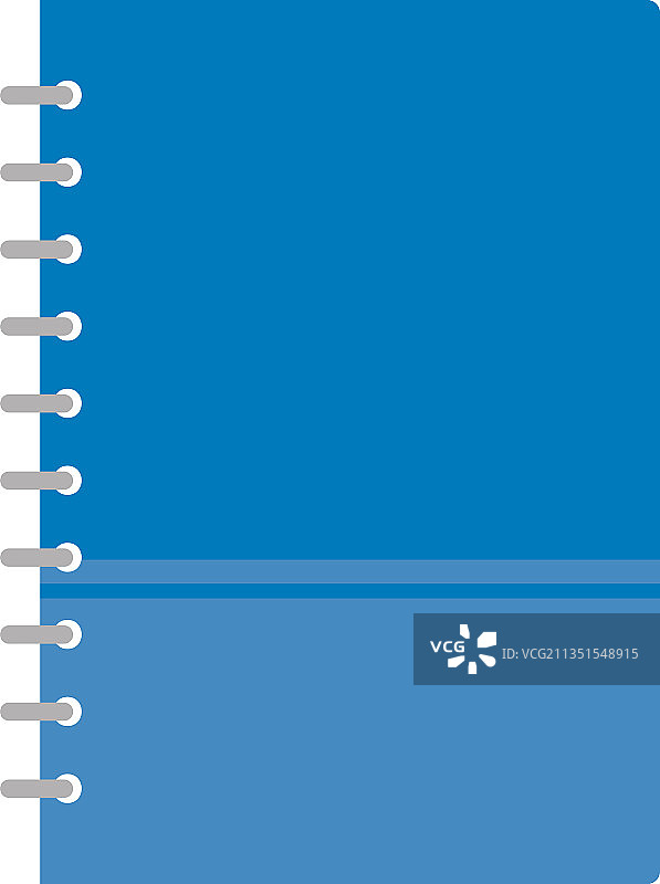 蓝色笔记本图标图片素材