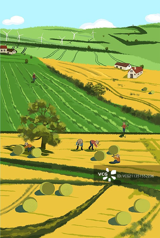 田野劳动图片素材