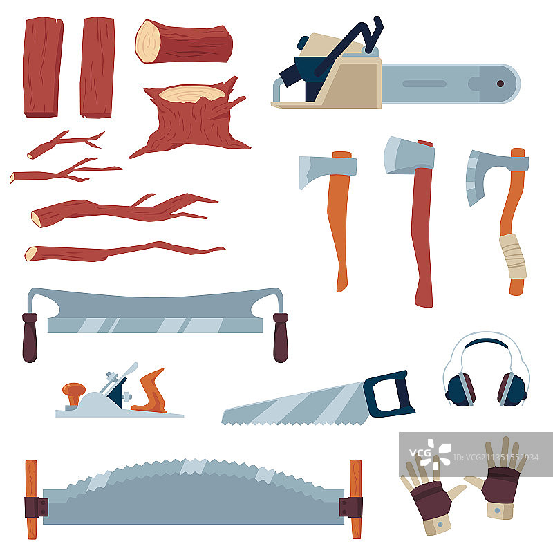 一套设备和手动工具图片素材