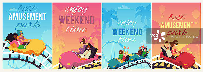游乐园banner或社交媒体海报图片素材