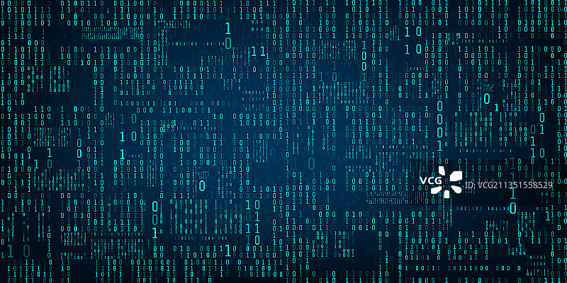 二进制数字计算机代码矩阵图片素材