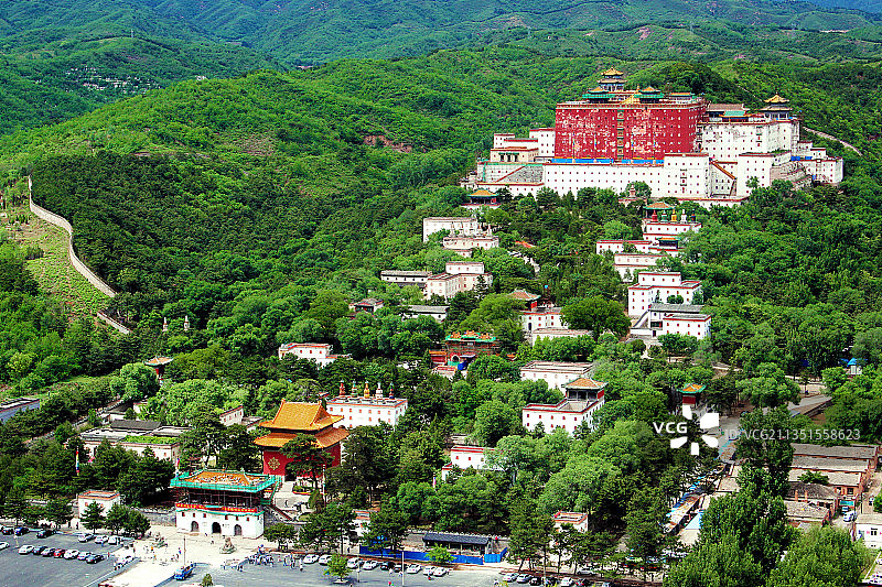 河北承德市避暑山庄的小布达拉宫普陀宗乘之庙图片素材