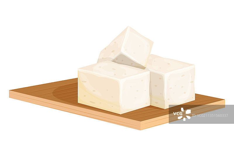 木制豆腐块图片素材