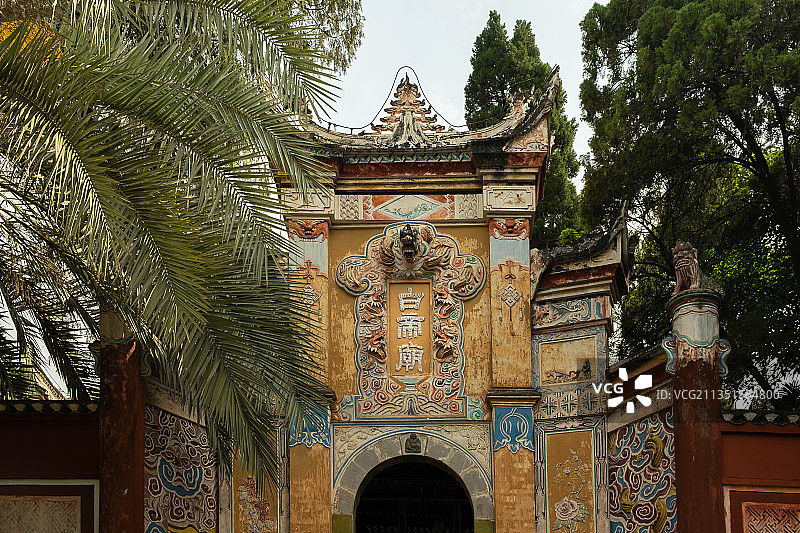 长江三峡白帝镇图片素材