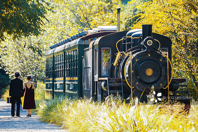 绿皮火车图片素材