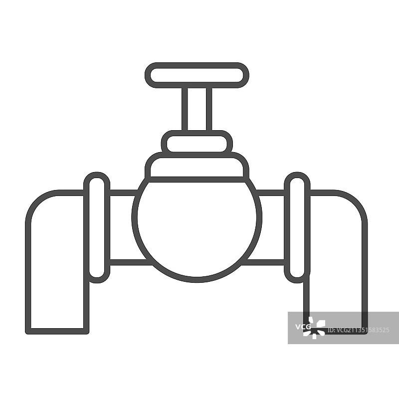 带水龙头和管道的石油管道图片素材