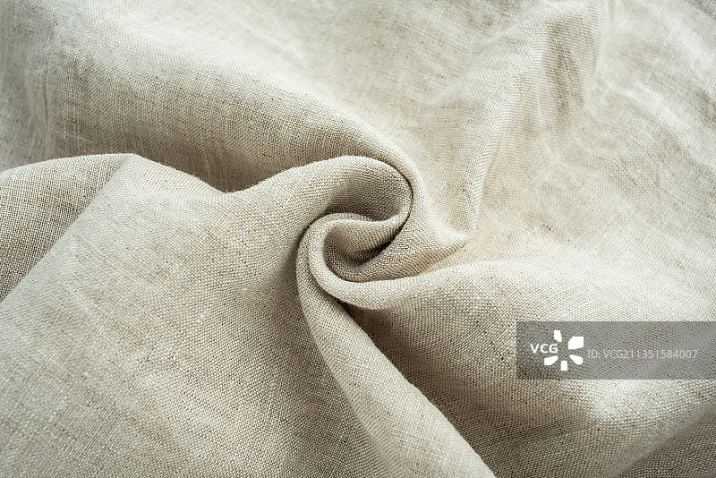 原色棉麻混纺面料图片素材