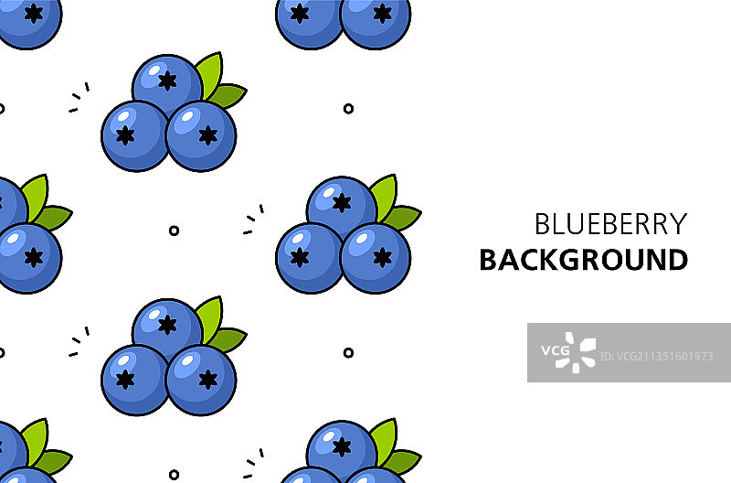 蓝莓背景图片素材