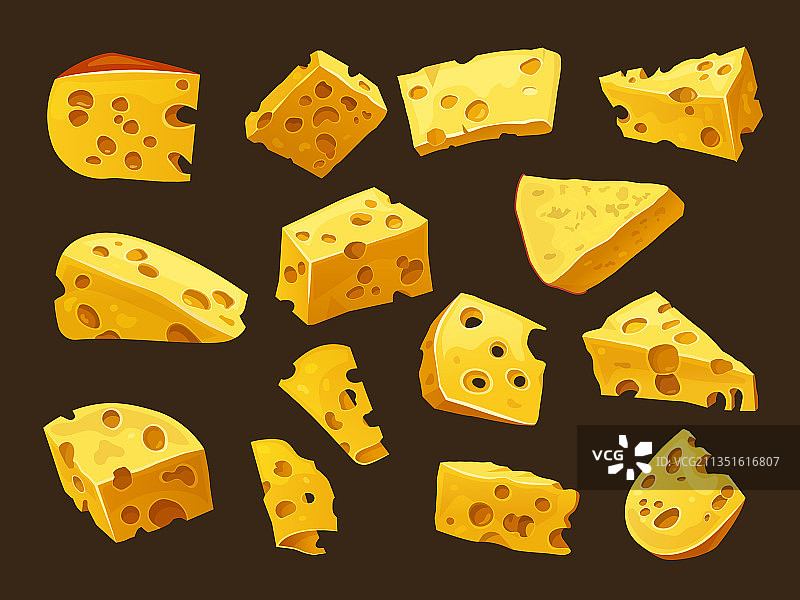 奶酪块切片乳制品图片素材