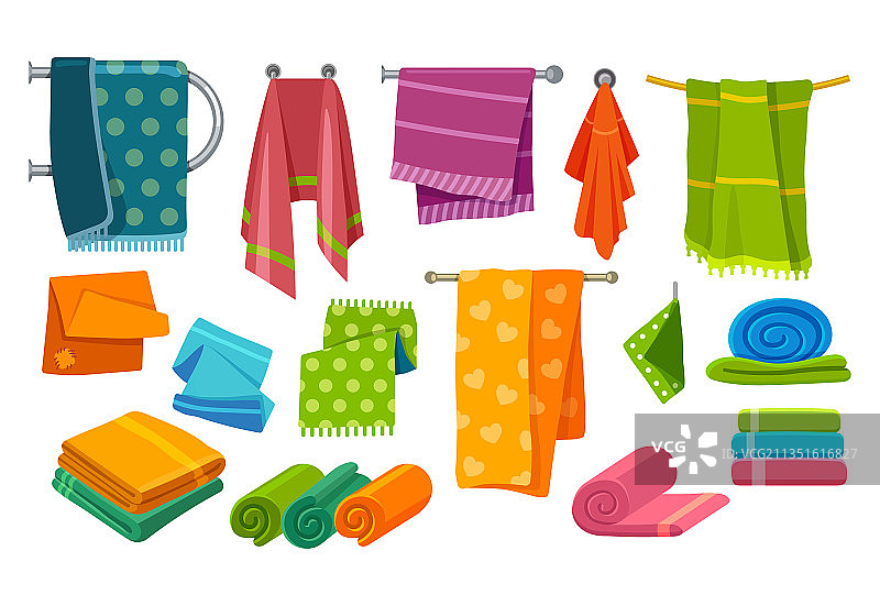 浴室浴巾套装图片素材