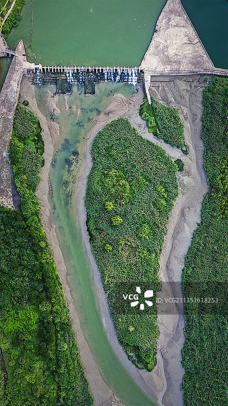 城市之肺木兰溪图片素材