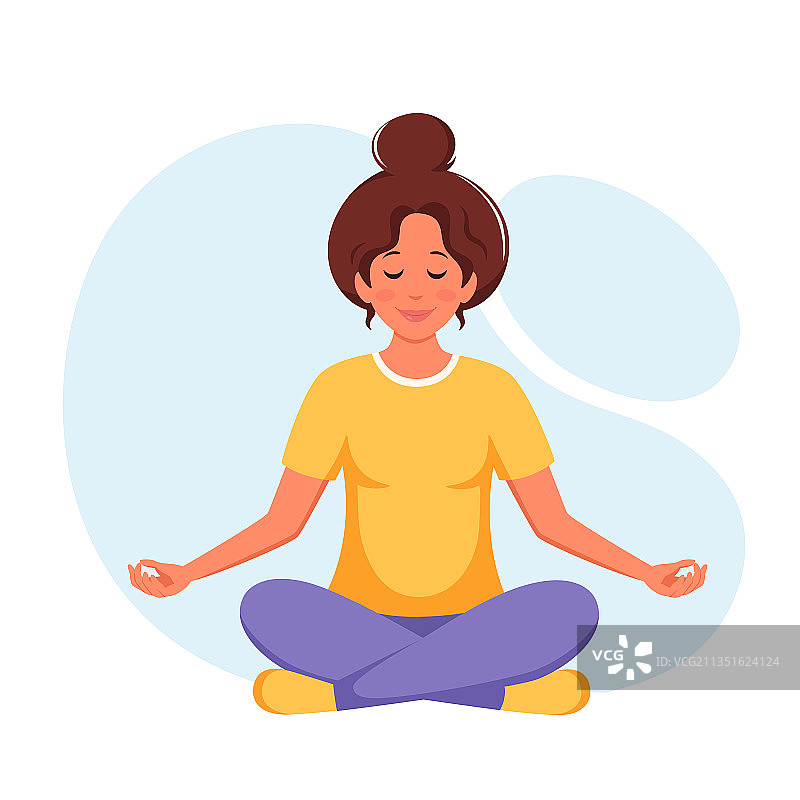 瑜伽女性健康生活方式图片素材