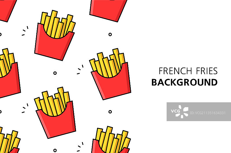 炸薯条背景图片素材