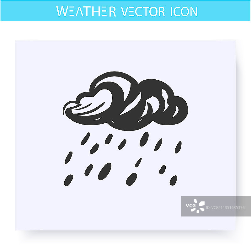 花洒图标大雨图片素材