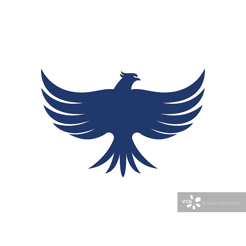 鹰翼图标模板图片素材