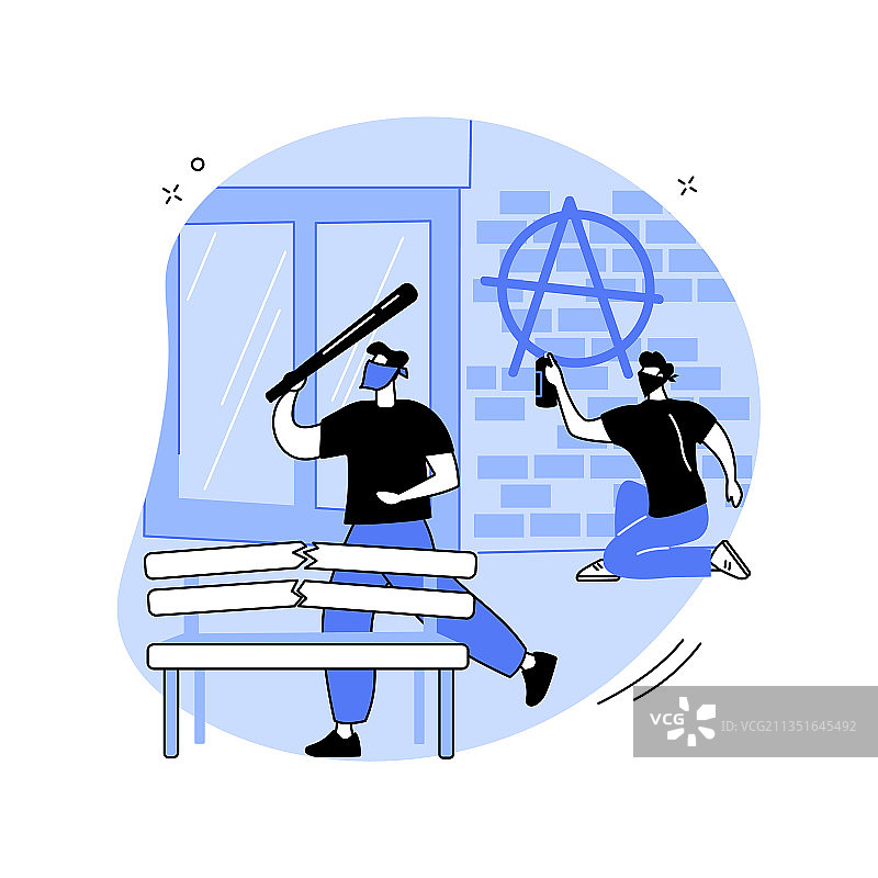 抽象破坏概念图片素材