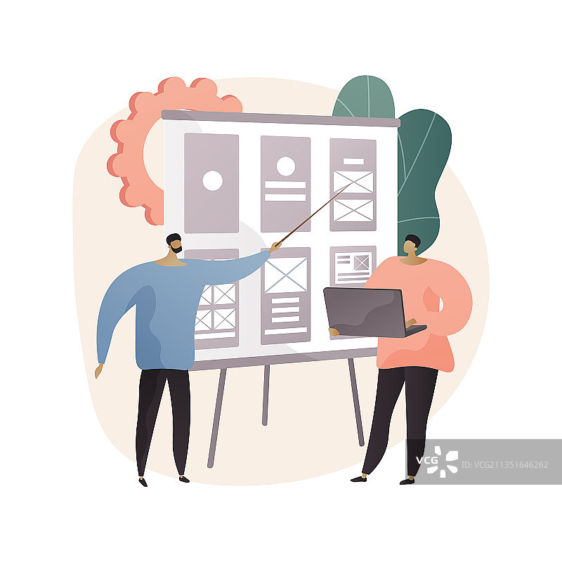 线框抽象概念图片素材