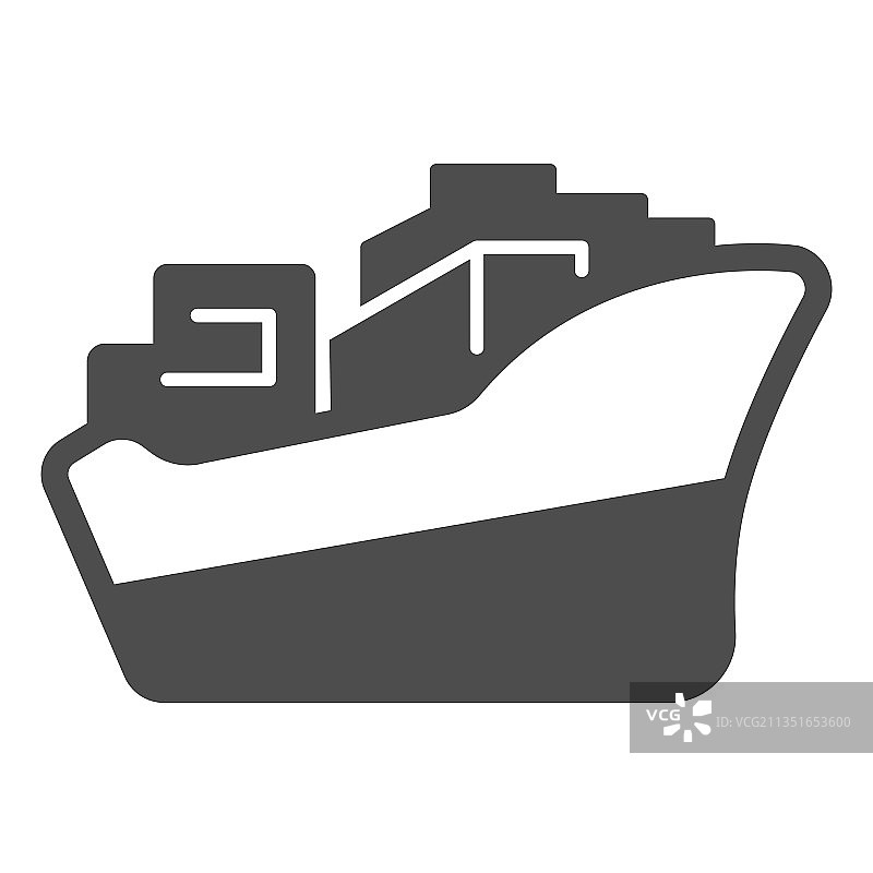 油轮货轮实体图标图片素材