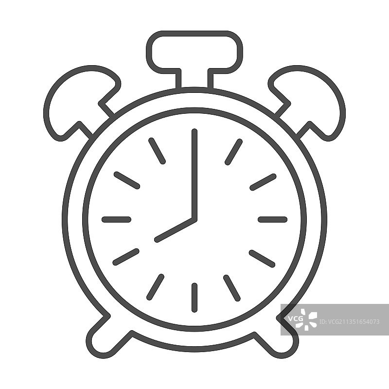 复古闹钟（晚上8点/早上8点 薄款）图片素材