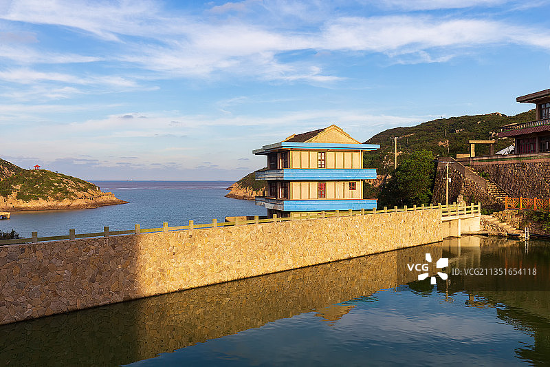 舟山市虾峙岛海边风光图片素材