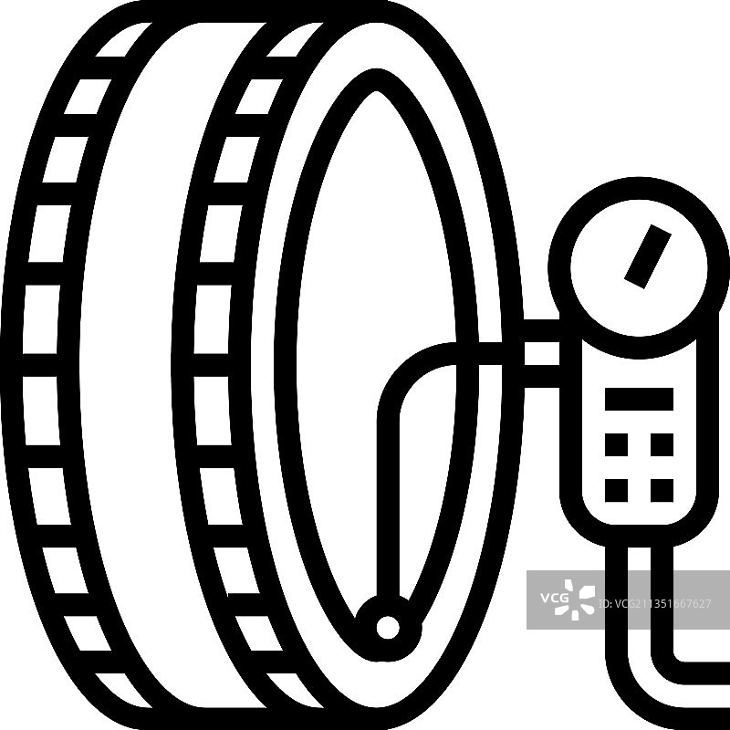 加油站建筑线条图标图片素材