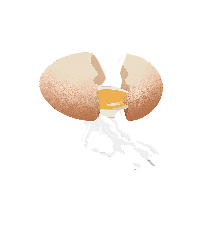 鸡蛋插画元素图片素材
