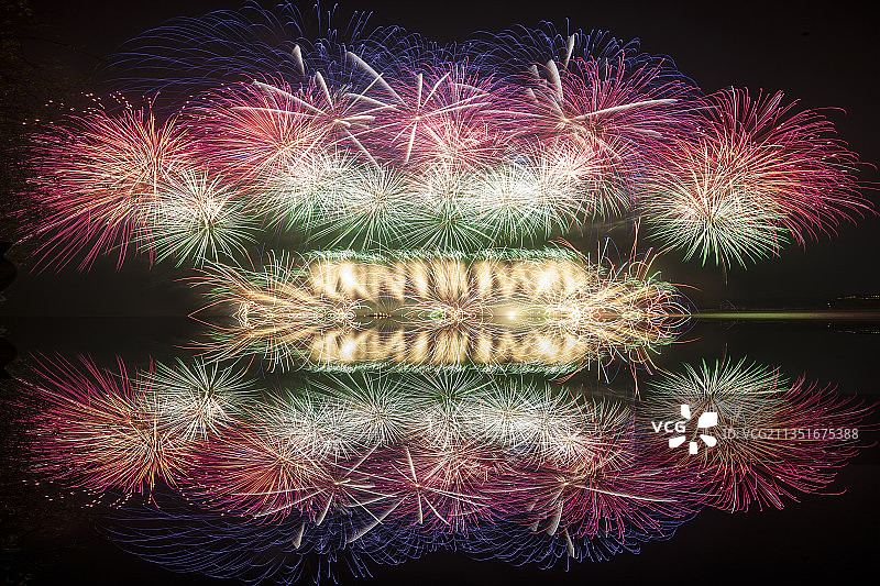 烟花美景图片素材