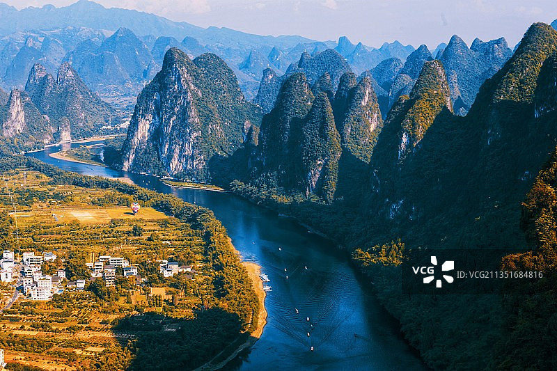 桂林山水甲天下图片素材