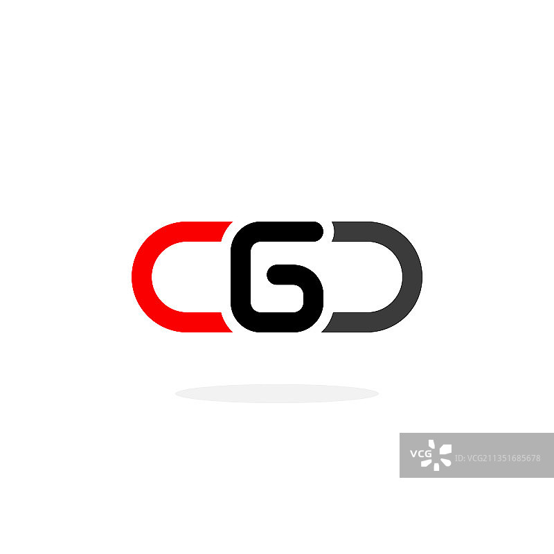 药丸G字母logo图片素材